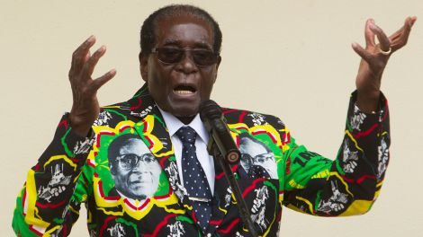 Robert Mugabe, Präsident und zuletzt Diktator von Simbabwe © AP Photo/Tsvangirayi Mukwazhi / dpa