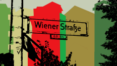 Straßenschild: Wiener Straße