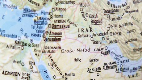 Karte Naher Osten © imago images / Panthermedia