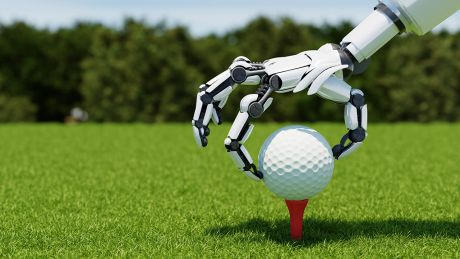Roboterarm mit Golfball © IMAGO / Zoonar