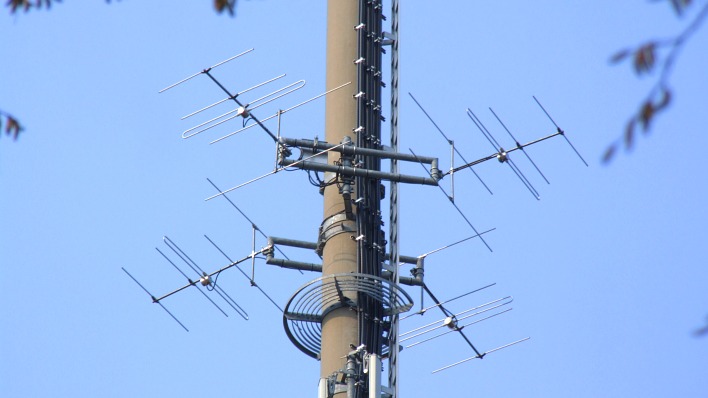 Sendeantenne 99,3 MHz in Mittweida (2007)