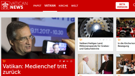 Vatikan: Medienchef tritt zurück
