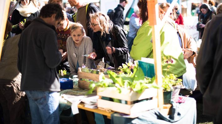 Staudenmarkt im Berliner Botanischen Garten