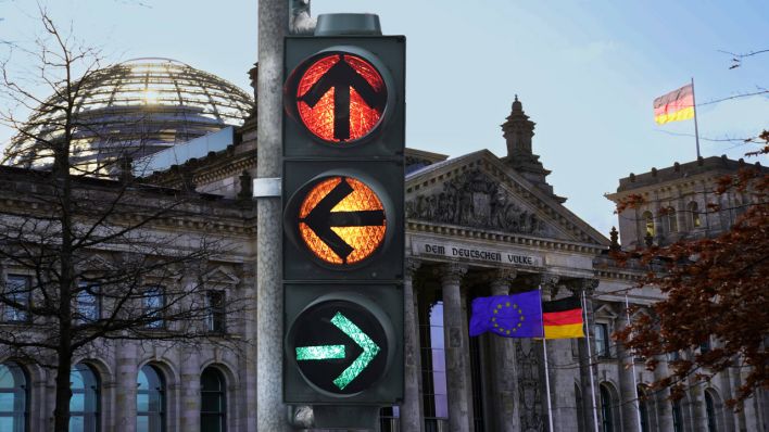 Symbolbild für die Ampel-Koalition Symbolbild für die Ampel-Koalition