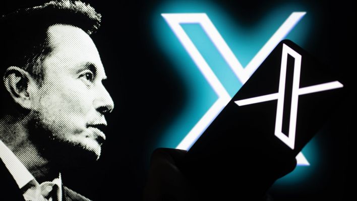 Elon Musk, Besitzer von X © picture alliance/NurPhoto | Jonathan Raa