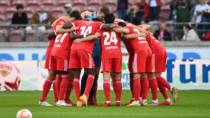 Einer für Alle! Union Berlin vor einem Spiel.