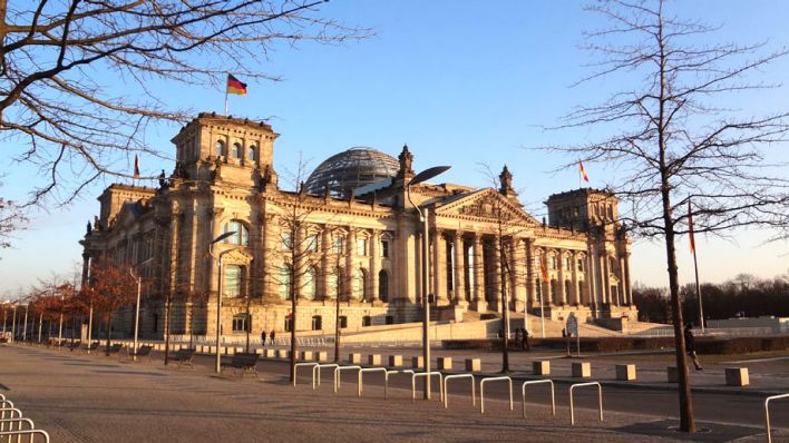 Das Reichstagsgebäude in Berlin © radioeins/Chris Melzer