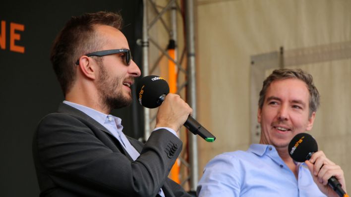 Sanft & Sorgfältig: Jan Böhmermann und Olli Schulz © radioeins