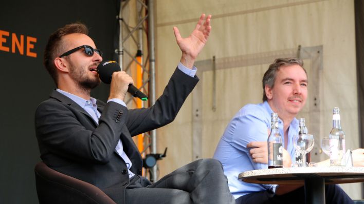 Sanft & Sorgfältig: Jan Böhmermann und Olli Schulz © radioeins