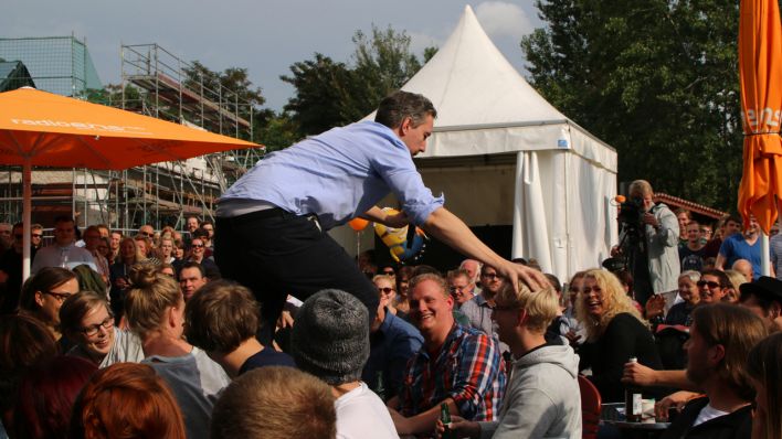 Sanft & Sorgfältig: Olli Schulz im Publikum © radioeins