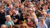 Bei schönem Wetter strömten viele Menschen in den Park © radioeins