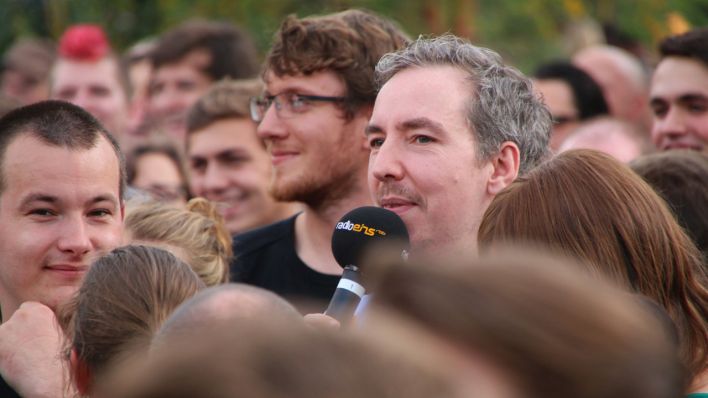 Sanft & Sorgfältig: Olli Schulz im Publikum © radioeins