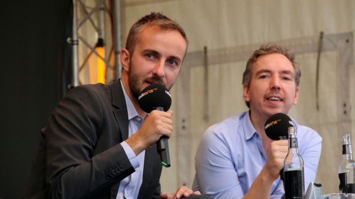 Sanft & Sorgfältig: Jan Böhmermann und Olli Schulz © radioeins
