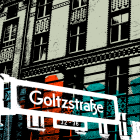 Goltzstraße - Straßenschild