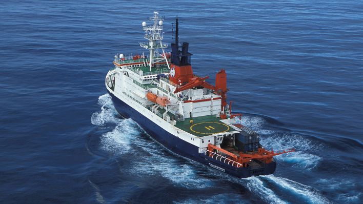 Das Forschungsschiff Polarstern ist das wichtigste Werkzeug der deutschen Polarforschung und das Flagschiff des Alfred-Wegener-Instituts © imago/Bluegreen Pictures/Ingo Arndt
