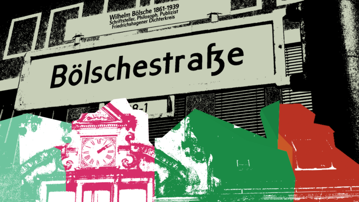 Bölschestraße - Straßenschild