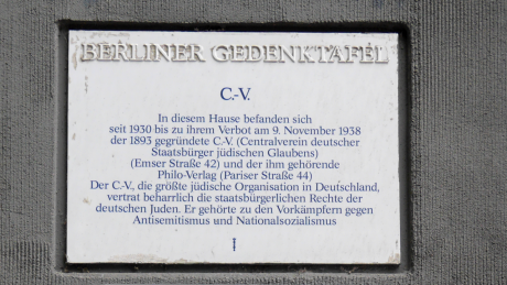 Gedenktafel für jüdische Bewohner © radioeins/Warnow Gedenktafel für jüdische Bewohner © radioeins/Warnow