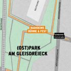Das radioeins Parkfest - Lageplan Park am Gleisdreieck