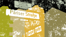 Pariser Straße - Straßenschild