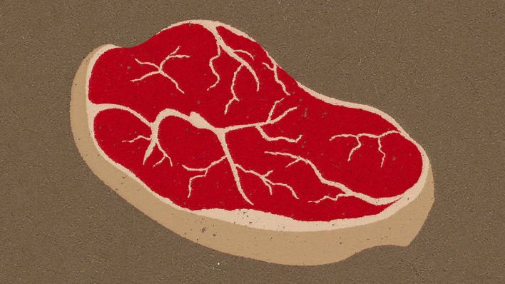 Illustration: Fleisch © imago/Ikon Images