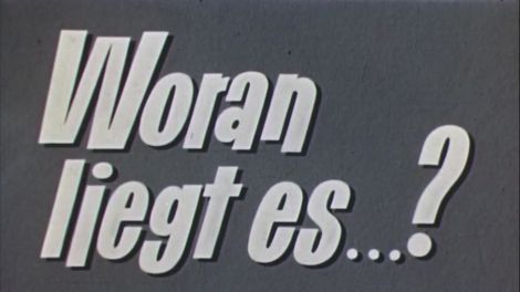 Woran liegt es...? Werbefilm des VEB Werk für Fernmeldewesen (1950)