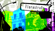 Florastraße Straßenschild
