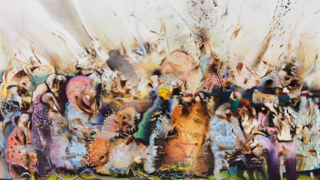 Ali Banisadr, The Game of Taming, 2018 Courtesy the artist and Blain|Southern