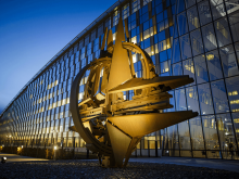 Das NATO-Hauptquartier in Brüssel © imago/photothek