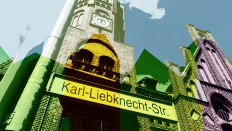 Straßenschild: Karl-Liebknecht-Straße