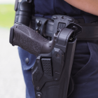 Dienstwaffe einer Polizistin © radioeins/Chris Melzer