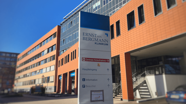 Das Klinikum Ernst von Bergmann in Potsdam © radioeins/Chris Melzer