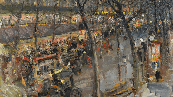 Konstantin Korowin Paris. Café de la Paix, 1906 Öl auf Leinwand, 60,3 x 73,5 cm © Staatliche Tretjakow-Galerie, Moskau