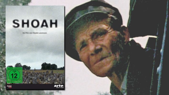 DVD-Cover und eine Szene aus "Shoah" von Claude Lanzmann DVD-Cover und eine Szene aus "Shoah" von Claude Lanzmann