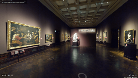 Tour durch den virtuellen Ausstellungsrundgang von "Caravaggio. Das Menschliche und das Göttliche" im Zwinger in Dresden © Staatliche Kunstsammlungen Dresden - Das Winckelmann-Forum