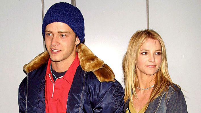 Februar 2002: Justin Timberlake mit seiner damaligen Freundin Britney Spears