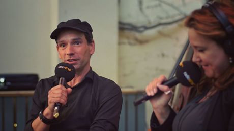 Alex Knoke und Meryem Celik im radioeins-Sommergarten 2020