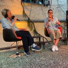 radioeins-Moderatorin Marion Brasch und Regisseurin Maria Speth