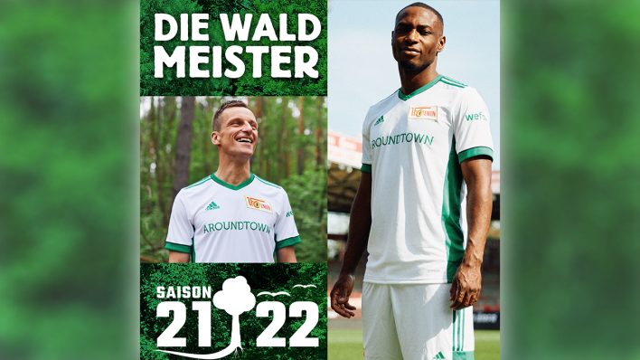 Projekt Waldmeister: Ausweichtrikot des 1. FC Union Berlin für die Saison 2021/22 © 1. FC Union Berlin