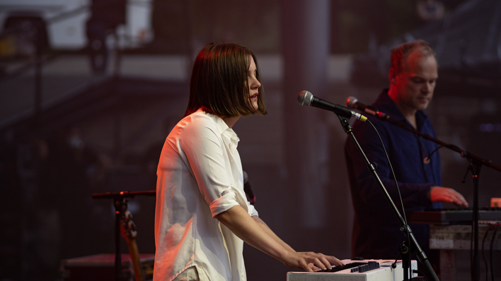 Sophia Kennedy in der Waldbühne © radioeins/Schuster Sophia Kennedy in der Waldbühne © radioeins/Schuster