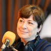 radioeins-Kommentatorin Christine Dankbar von der Berliner Zeitung im studioeins