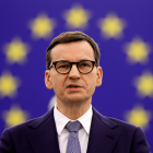 Der polnische Regierungschef Morawiecki blieb dabei, dass er sich nicht von der EU erpressen lassen werde. Der niederländische Ministerpräsident Rutte betonte, die EU müsse hart bleiben. © Ronald Wittek/Pool EPA/AP/dpa