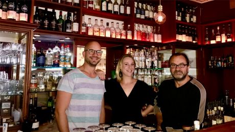 Franzotti-Team: Julian, Ulrike und Uwe im Franzotti