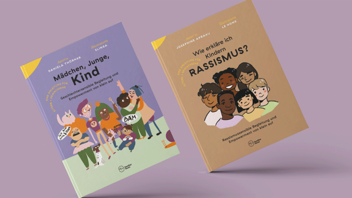 Zwei Kinderbücher vom Verlag familiar faces. (Bild: familar faces)
