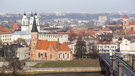 Blick auf Kaunas, Litauen © IMAGO / agefotostock