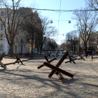 Odessa gleicht einer Festung - u.a. gibt es in der ganzen Stadt Panzersperren © imago images/ZUMA Wire