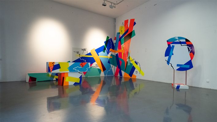 Tape Art im Japanischen Palais Dresden