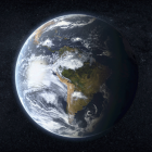Südamerika auf der Erdkugel vom Weltraum aus gesehen. (Bild: IMAGO / Ikon Images)