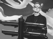 Depeche-Mode-Keyboarder Andy Fletcher bei einem Konzert 2017