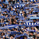 33. Spieltag im Mai 2022: Hertha Fans Olympiastadion