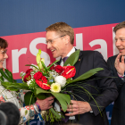 Ministerpräsident Daniel Günther (CDU) bei der CDU Wahlparty © IMAGO / penofoto